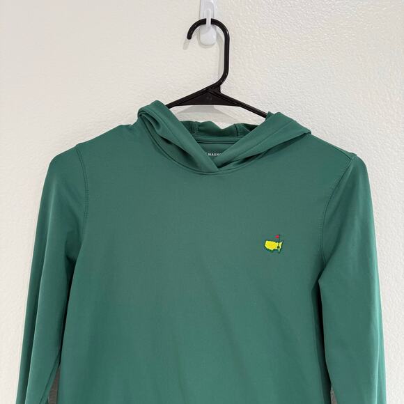 The Masters Magnolia Lane Tech Green Pullover Hoodie Peter Millar Extra Small - Picture 2 of 10